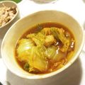 1800001's cooksnap of when they made 白菜とチキンの✿和風あっさり❀カレー♪✿.