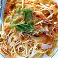ポポポポポフィ〜♡'s cooksnap of when they made 簡単！カニカマ入りトマトソースパスタ.