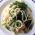 hyperaika's cooksnap of when they made ほうれんそうとベーコンのクリームパスタ.