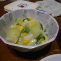 ramieru's cooksnap of when they made 簡単！ちんげん菜のあっさりミルク煮！.