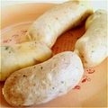 michygel's cooksnap of when they made ジェノベーゼソースで✿手作りウインナー.