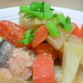 ハロゲン's cooksnap of when they made 鮭と大根のゴマ味噌煮.