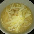 Ｒｏｋｉ's cooksnap of when they made じゃがいも★ｷｬﾍﾞﾂの味噌汁.