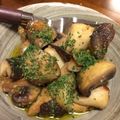 memanina's cooksnap of when they made マッシュルームのアヒージョ♡.