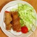 たまっこ。's cooksnap of when they made 豚肉のほうれん草巻き.