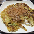 bonkure800's cooksnap of when they made 牡蠣とキャベツのお好み焼き.
