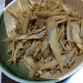 fuwamocos's cooksnap of when they made ジャコとゴボウの金平☆ピーラーで簡単.