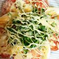 seka854's cooksnap of when they made 水菜、トマト、卵のカラフルサラダ.