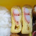 daikanon's cooksnap of when they made 超簡単！！カニカマ入り卵焼き.