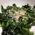あーりん1173's cooksnap of when they made 春菊と水菜・わかめの酢の物.