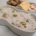 ひーゆーママ's cooksnap of when they made 梅と枝豆のおにぎり.
