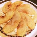 げんちゃこ's cooksnap of when they made 林檎とカッテージチーズのデザートピザ.