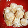 chiriri10's cooksnap of when they made 超簡単！　おはぎ風きなこ団子.