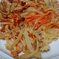 あおたんたん＊'s cooksnap of when they made サクサク❤にんじんと玉ねぎのかき揚げ.