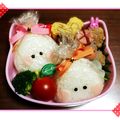 Rey3266's cooksnap of when they made 簡単！キャラ弁おにぎりほっぺちゃん.