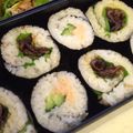 しばりえちゃん's cooksnap of when they made 焼肉たまご海苔巻き☆花見行楽お弁当に.