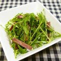 Satoco❋'s cooksnap of when they made 水菜と牛タン燻製のサラダ.