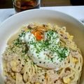ayachi♡'s cooksnap of when they made 即席☆ツナ缶で☆温玉のせ冷製パスタ☆.