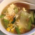 すみっこ2011's cooksnap of when they made 静岡人が考えた〜桜えびの卵スープ.