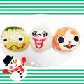 annin102's cooksnap of when they made 妖怪ウォッチ　キャラ弁　おにぎり.