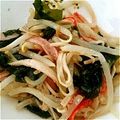 Giabbico's cooksnap of when they made もやし＆ワカメ＆カニかまのサラダ☆.