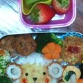 ★白峰★'s cooksnap of when they made 未年のおにぎり♪キャラ弁.