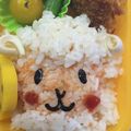 めぐりさ's cooksnap of when they made お正月 キャラ弁 未年＊ふわふわ羊さん.