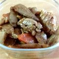 いわのすけ's cooksnap of when they made ✽フライパンで♪甘辛鶏ごぼう✽.