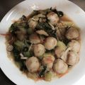 リエル2005's cooksnap of when they made れんこん団子と、チンゲン菜の中華炒め.