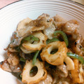 いしまいﾁｬﾝ's cooksnap of when they made 豚肉のオイスターマヨ炒め.