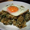ゆうジュニア's cooksnap of when they made 卵があま～いほうれん草チャーハン.
