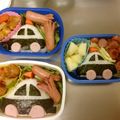 和大ラブ's cooksnap of when they made キャラ弁 パトカー.