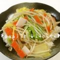 papikun's cooksnap of when they made 八宝菜ο(*´˘`*)ο中華丼.