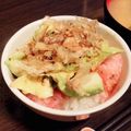 ＊とりこ＊'s cooksnap of when they made 超簡単♪まぐろのたたき＆アボカド丼.