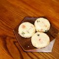 二角形's cooksnap of when they made 豆腐＆おから＆寒天でケークサレもどき.