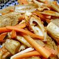 Giabbico's cooksnap of when they made 茸入り♪竹輪とごぼうの味噌炒め.