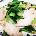 ビタミンなおきち's cooksnap of when they made 柔らか鶏むね肉と青梗菜のごま風味.