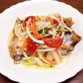 わこちゃん☻'s cooksnap of when they made 野菜のサワー漬けでღ太刀魚のマリネღ.
