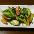 りこまこせいやのパパ's cooksnap of when they made １０分で☆ちくわと小松菜のオイマヨ炒め.