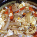 せつせつせつ's cooksnap of when they made 白菜とお揚げの卵とじうどん.
