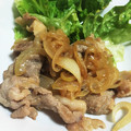 ともみん_1122's cooksnap of when they made 塩麹で漬けた簡単豚の生姜焼き.