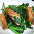 myukitty's cooksnap of when they made 小松菜の炒め物.