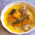 しやわし's cooksnap of when they made かぼちゃと豚肉ミルク煮.