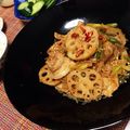 もーぐりともぐっち's cooksnap of when they made れんこんと豚うす切り肉の＊＊和風炒め.