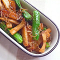 しやわし's cooksnap of when they made 長芋とエリンギの醤油焼きジャコ和え.