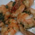 えんそく's cooksnap of when they made 簡単！絶品❤海老と大葉のマヨポン炒め♬.