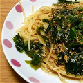 ゆきすけにゃん's cooksnap of when they made ぽかぽか☆わかめと生姜の和風パスタ.