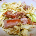 くぅぽん☆'s cooksnap of when they made キャベツとソーセージのコク旨サラダ♫.