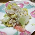 MANA☆☆'s cooksnap of when they made 箸が止まらない！白菜の麺つゆマヨサラダ☆.
