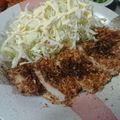 ちょっぱー♡'s cooksnap of when they made 満足でヘルシー◆揚げないとんかつ◆.